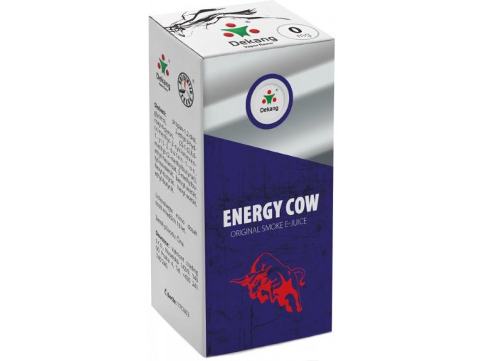 dekang energy cow 10ml 0mg energeticky napoj