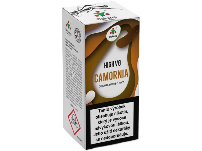 Liquid Dekang High VG Camornia 10ml - 1,5mg (Tabák s ořechy)