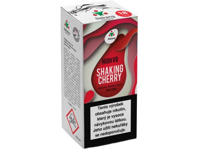 Liquid Dekang High VG Shaking Cherry 10ml - 6mg (Koktejlová třešeň)