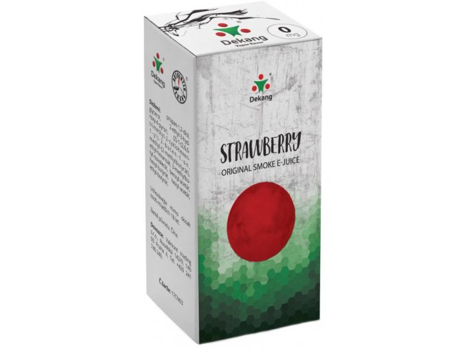 dekang strawberry 10ml 0mg jahoda