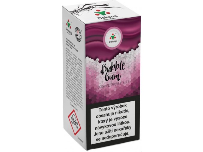 Liquid Dekang Menthol Bubble Gum 10ml - 6mg (Mentolová žvýkačka)