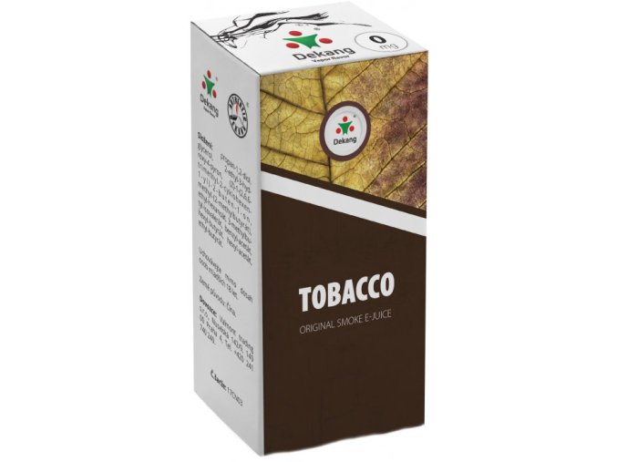 Liquid Dekang Tobacco 10ml - 0mg (tabák)