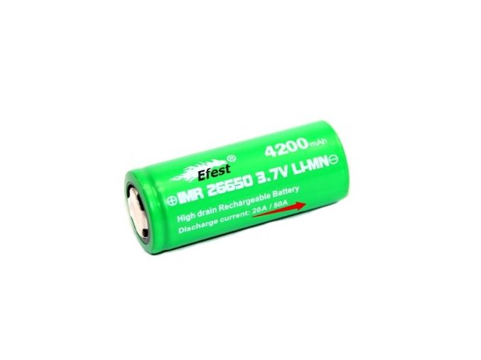 Efest baterie typ 26650 4200mAh 50A