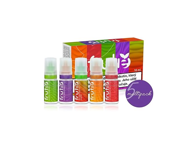 frutie e liquid napln juice variety pack multipack 5x10ml