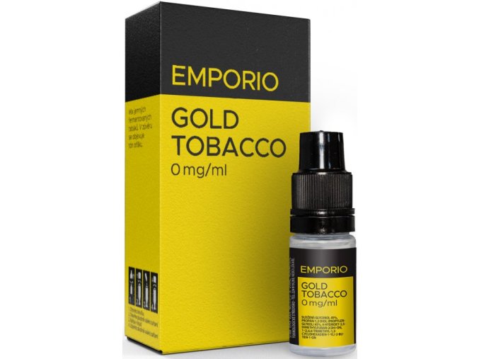 emporio gold tobacco 10ml 0mg