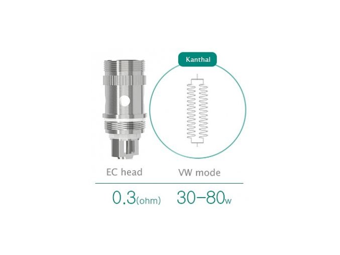 iSmoka Eleaf EC kanthal žhavící hlava 0,3ohm