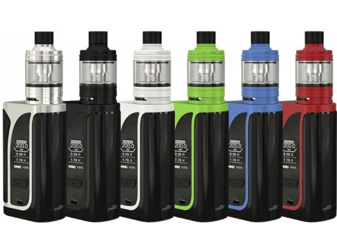 iSmoka-Eleaf iKuun i200 grip 4600mAh Full Kit D25 Silver