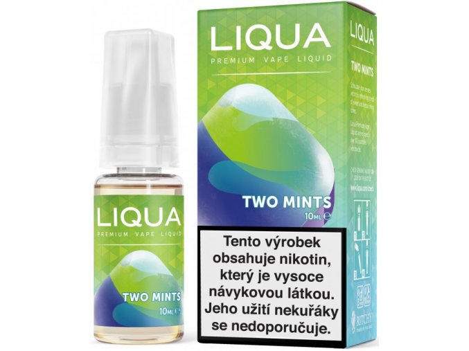 liqua cz elements two mints 10ml chut maty a mentolu