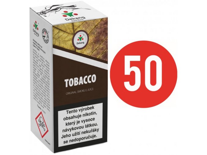 Liquid Dekang Fifty Tobacco 10ml - 16mg (Tabák)