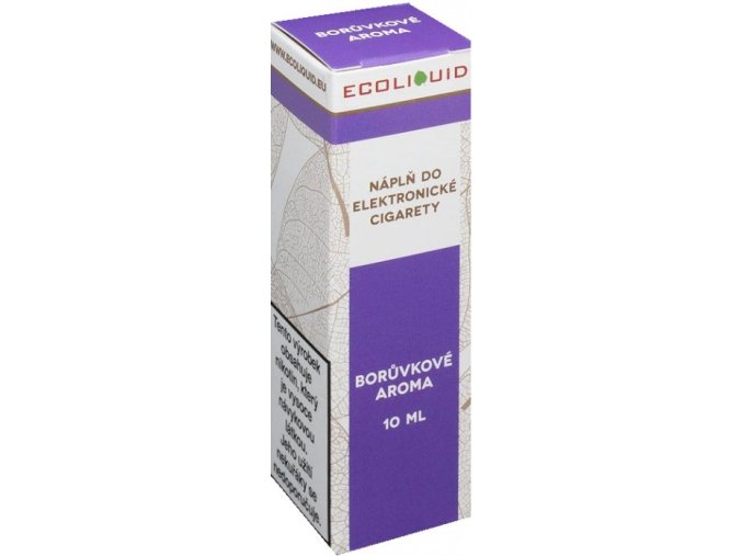 Liquid Ecoliquid Blueberry 10ml - 6mg (Borůvka)