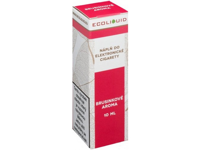 Liquid Ecoliquid Cranberry 10ml - 0mg (Brusinka)