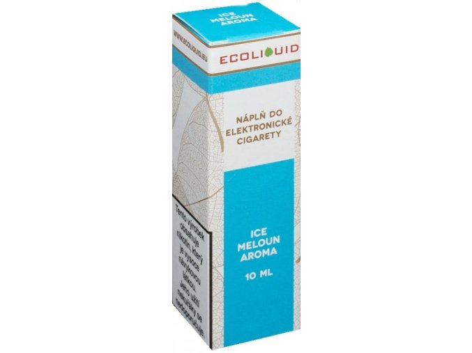 Liquid Ecoliquid ICE Melon 10ml - 0mg (Svěží meloun)