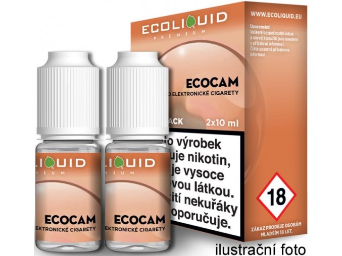 Liquid Ecoliquid Premium 2Pack ECOCAM 2x10ml - 0mg