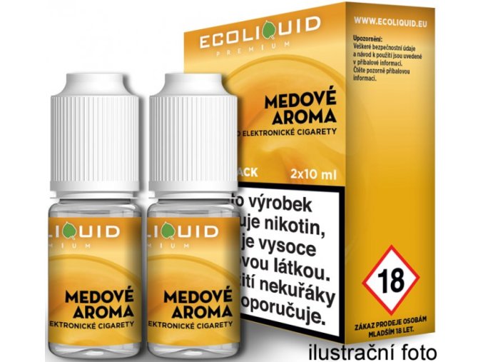 Liquid Ecoliquid Premium 2Pack Honey 2x10ml - 3mg (Med)