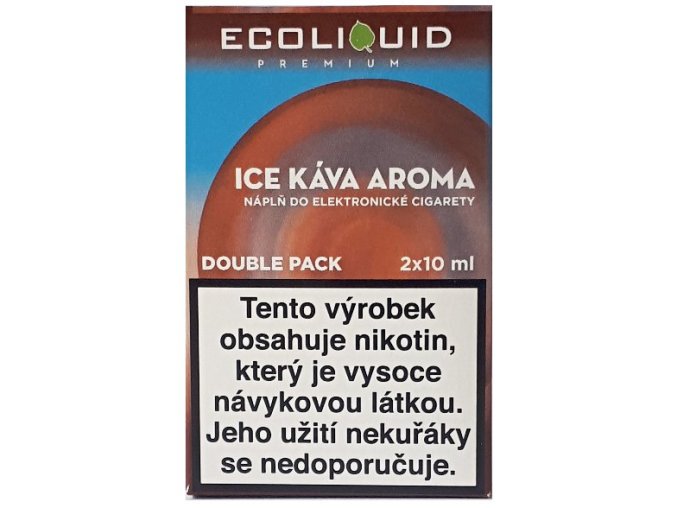 Liquid Ecoliquid Premium 2Pack Ice Coffee 2x10ml - 12mg