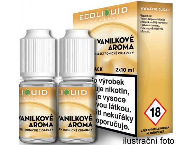 Liquid Ecoliquid Premium 2Pack Vanilla 2x10ml - 18mg (Vanilka)
