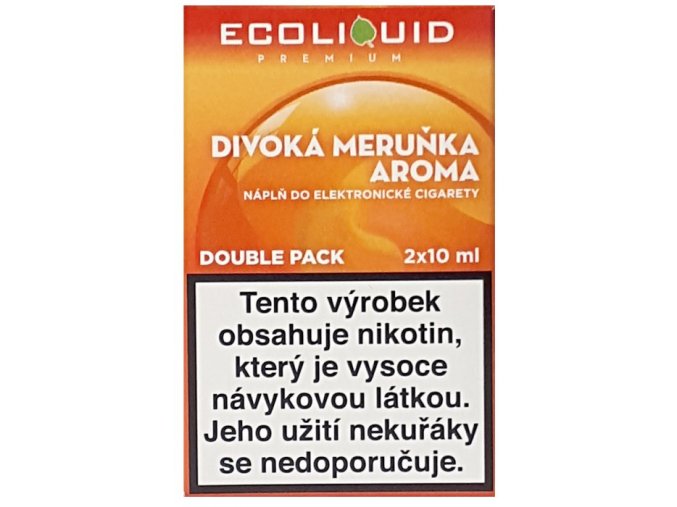 Liquid Ecoliquid Premium 2Pack Wild Apricot 2x10ml - 20mg