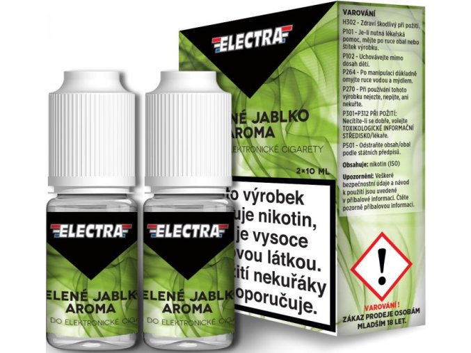 Liquid ELECTRA 2Pack Green apple 2x10ml - 18mg (Zelené jablko)