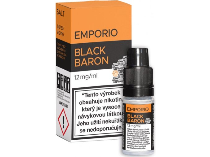 emporio salt black baron 10ml 12mg