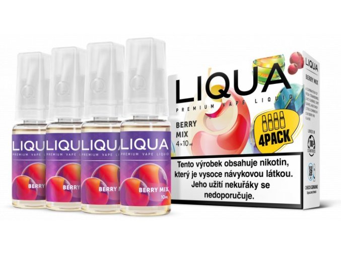 Liquid LIQUA CZ Elements 4Pack Berry Mix 4x10ml-3mg (lesní plody)