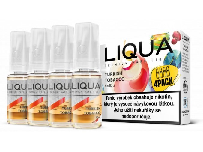 Liquid LIQUA CZ Elements 4Pack Turkish tobacco 4x10ml-6mg (Turecký tabák)