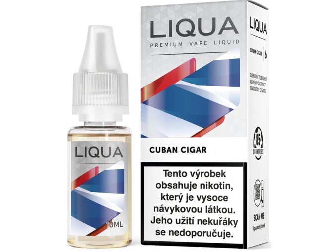 Liquid LIQUA CZ Elements Cuban Tobacco 10ml-18mg (Kubánský doutník)