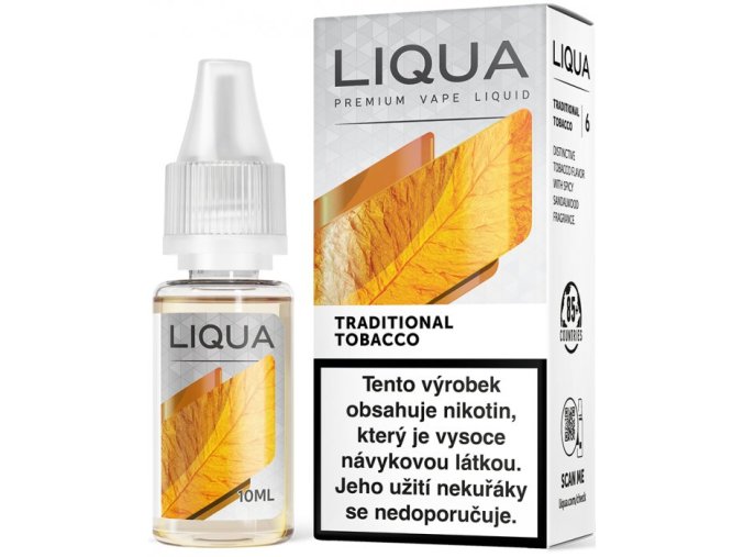 Liquid LIQUA CZ Elements Traditional Tobacco 10ml-0mg (Tradiční tabák)