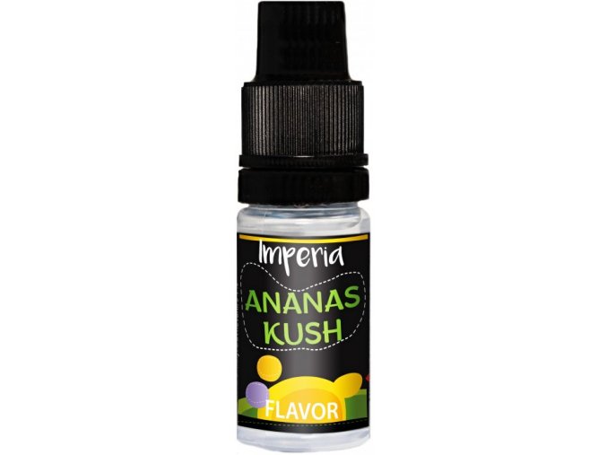 Příchuť IMPERIA Black Label 10ml Pineapple Kush (Ananas s konopím)