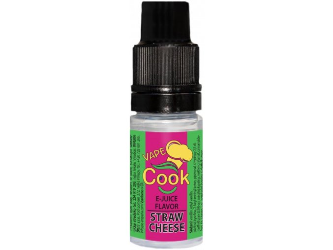 Příchuť IMPERIA Vape Cook 10ml Straw Cheese (Tvarohový koláč s jahodami)