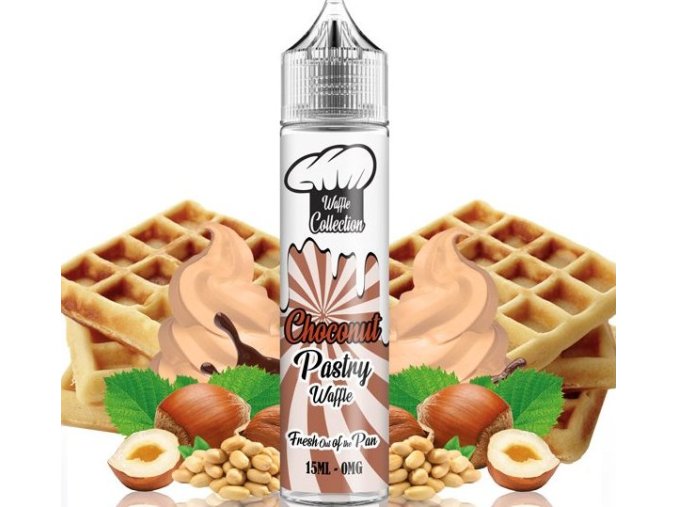 Příchuť Waffle Collection Shake and Vape 15ml Choconut Pastry