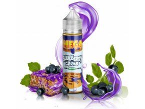 Verdict Vapors - MEGA - Shake & Vape - Blueberry Crumb (Borůvkový koláč s čokoládovou polevou) - 18ml