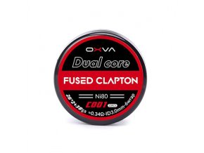 Předmotané spirálky OXVA Dual Core Fused Clapton Ni80 (0,34ohm) (10ks)