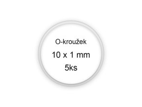 Sada O-kroužků / těsnění 10x1 mm (5ks)