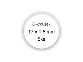 Sada O-kroužků / těsnění 17x1,5 mm (5ks)