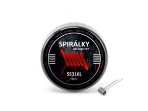 Spirálky od Karotky - MTL SS316L 0,9ohm (10ks)