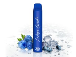 IVG Bar Plus + - Chladivá modrá malina (Blue Raspberry Ice), produktový obrázek.