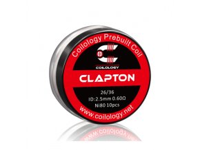 Předmotané spirálky Coilology Clapton Ni80 (0,6ohm) (10ks)