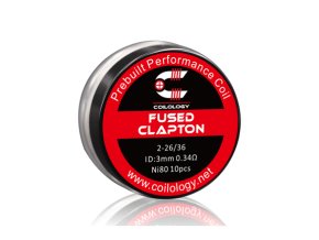 Předmotané spirálky Coilology Fused Clapton Ni80 (0,34ohm) (10ks)