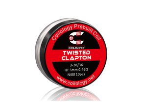 Předmotané spirálky Coilology Twisted Clapton Ni80 (0,46ohm) (10ks)