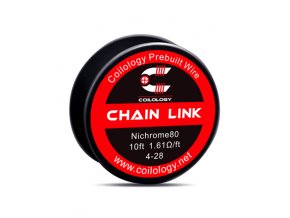 Odporový drát Coilology - Chain Link Ni80 (3m)