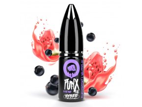 Riot SALT Hybrid - E-liquid - Blackcurrant Watermelon (Černý rybíz a vodní meloun) - 10mg, produktový obrázek.