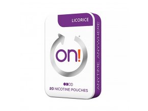 ON! - nikotinové sáčky - Licorice - 3mg /g, produktový obrázek.