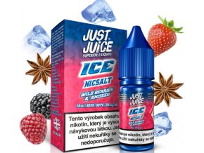 Liquid Just Juice SALT ICE Wild Berries & Aniseed 10ml - 11mg