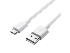 rychlonabijeci kabel usb c 5a white bily