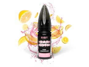 E-liquid Riot BAR EDTN Salt 10ml / 5mg: Pink Lemonade (Růžová limonáda)