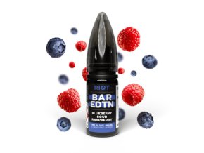 E-liquid Riot BAR EDTN Salt 10ml / 20mg: Blueberry Sour Raspberry (Borůvka s malinou)