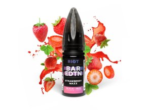 E-liquid Riot BAR EDTN Salt 10ml / 20mg: Strawberry Maxx (Jahodový energeťák)