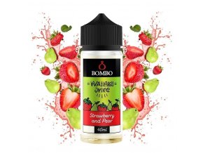 Bombo - Wailani Juice - S&V - Strawberry and Pear (Jahoda s hruškou) 40ml, produktový obrázek.