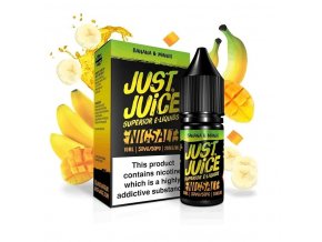 Just Juice Salt - E-liquid - Banana & Mango (Banán s mangem) - 20mg, produktový obrázek.