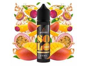Bombo - Solo Juice - S&V - Mango Passion ICE (Mango s marakujou) - 20ml, produktový obrázek.